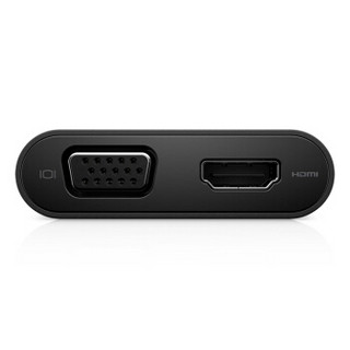 戴尔（DELL）DA200 移动转换适配器 USB-C转HDMI/VGA/以太网/USB 京东自营