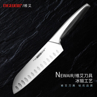 维艾（Newair）不锈钢菜刀单刀万用刀 厨师切菜专用刀具 锐锋系列