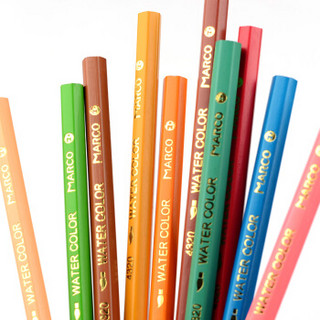 马可（MARCO）4320-48CT 水溶性彩色铅笔/填色笔/彩铅 学校办公 美术绘画 48色 桶装