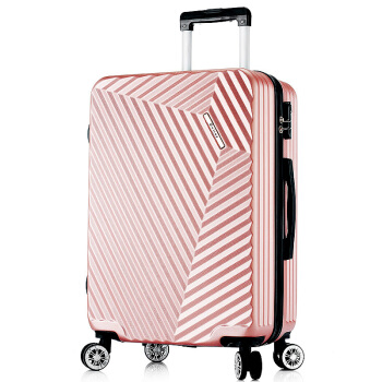 B.L.B.L 贝尔贝拉 双杆万向轮拉杆箱旅行箱托运箱 9007A-3 玫瑰金 26英寸