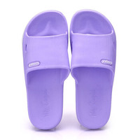 COQUi 酷趣 情侣家居浴室  简约软底沙滩洗澡凉拖鞋女款 紫色 37-38 CQ7571