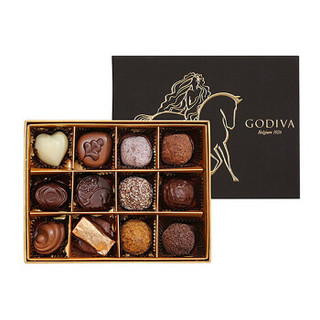 GODIVA 歌帝梵 2000294 双享经典巧克力礼盒  混合口味 155g 盒装