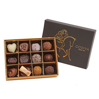 GODIVA 歌帝梵 2000294 双享经典巧克力礼盒  混合口味 155g 盒装