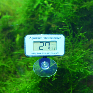 汉洋 HANYANG 无线电子温度计鱼缸水族箱吸附式数显水温计感应测温计室温计