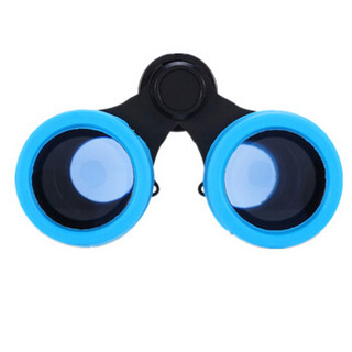 JHOPT巨宏4X30儿童望远镜 高倍高清炫彩双筒 非玩具 便携（蓝色）