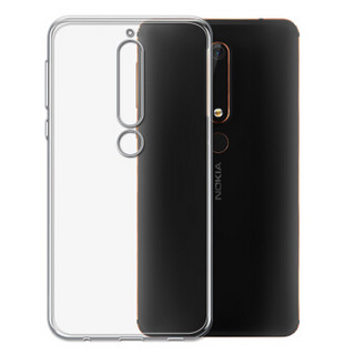 KOLA 诺基亚6二代手机壳（2018全新款）诺基亚6保护套 TPU硅胶透明防摔软壳