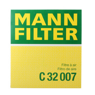 曼牌(MANNFILTER)空气滤清器/空气滤芯/空滤C32007(凯迪拉克ATS-L 2.0T/进口凯迪拉克ATS/CTS II)