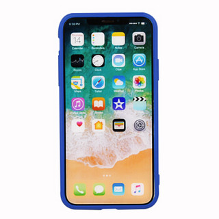 collen 苹果x/10手机壳 iPhone x/10手机壳拼接皮保护套 5.8英寸防摔全包壳 锋范蓝