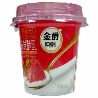 友芝友 金爵鲜酪乳  210g*1  草莓果粒酸奶酸牛奶