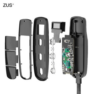 ZUS  nonda 智能高保真 车载蓝牙播放器 FM发射 MP3播放 蓝牙免提电话 苹果安卓通用（黑色）