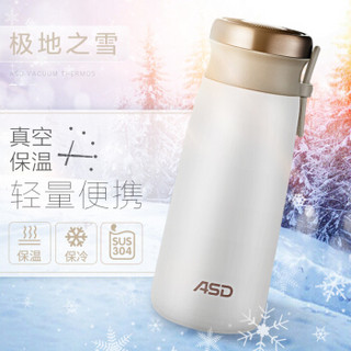 ASD 爱仕达 RWS32B2Q-JW 304不锈钢保温杯 320ml 慕斯白