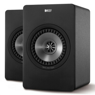 KEF X300A 发烧电脑音箱 书架音箱 高保真音箱 高清音质设计 音响 黑古银