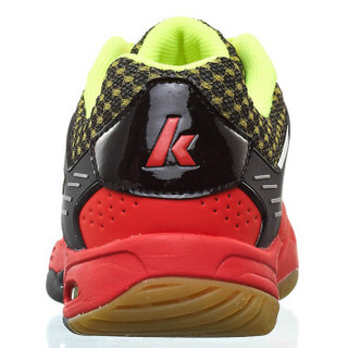 KAWASAKI 川崎 羽毛球鞋 男鞋女鞋防滑耐磨减震运动鞋 飓风系列 K-517 红色 41码