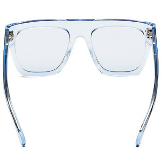 丝黛拉麦卡妮Stella McCartney eyewear 太阳镜儿童款 方框墨镜 SK0040S-005 浅蓝色镜框浅蓝色镜片 45mm