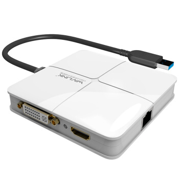 睿因（Wavlink）WL-UG39DH1 外置显卡扩展坞 usb3.0转HDMI/DVI多屏扩展显卡 USB转千兆网卡