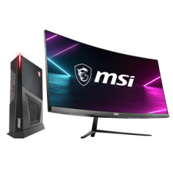 msi 微星 海皇戟3 Trident 3-404 台式电脑整机（i5-9400F、8GB、1TB+128GB、GTX1660）+PAG301CR 30英寸VA显示器 200Hz