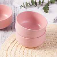 爱思得 5198A3 米饭碗 4.5寸*3只 粉色
