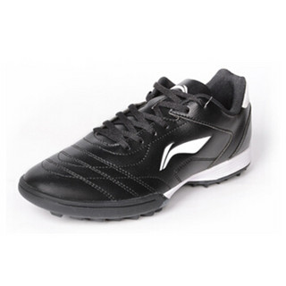 李宁 LI-NING 儿童足球运动鞋耐磨碎钉防滑TF男女比赛足球鞋 ASTL026-2 黑色 36码（4.5）