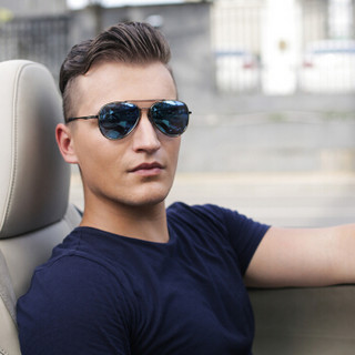 变形金刚 驾驶眼镜 偏光太阳眼镜 防紫外线开车专用墨镜男女 风尚系列（蓝色）TFYJ20
