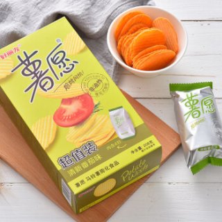商品orion 好丽友 休闲零食 薯片 非油炸 薯愿薯片清新番茄味208g超值