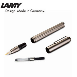 LAMY 凌美 帝国系列EF尖钛金属哑光银色墨水笔 钢笔