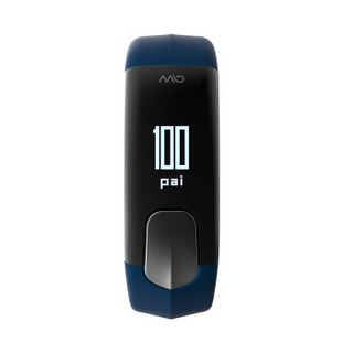 迈欧（MIO）SLICE运动防水睡眠手环男来电提醒户外智能心率检测手表蓝色长码