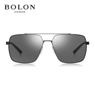 暴龙BOLON太阳镜男款经典时尚眼镜方形飞行员墨镜BL8032D11