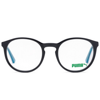 PUMA 彪马 eyewear 近视眼镜儿童款 板材光学镜架 PJ0019O-001 黑色镜框 46mm