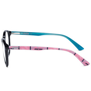 PUMA 彪马 eyewear 近视眼镜儿童款 板材光学镜架 PJ0019O-001 黑色镜框 46mm