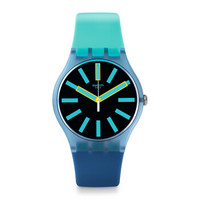 斯沃琪(Swatch)瑞士手表 原创炫彩系列闪光电轮 石英男女表SUOS105