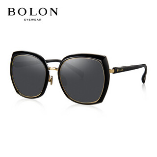 暴龙BOLON太阳镜女款经典时尚眼镜方形框墨镜BL6036B11