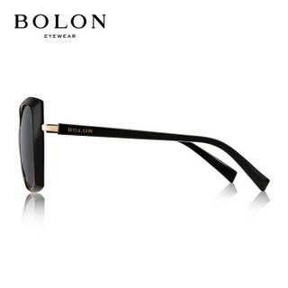 暴龙BOLON太阳镜女款经典时尚眼镜方形框墨镜BL6036B11