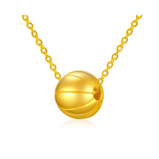 商品中国黄金 黄金转运珠手链女夏日小西瓜串珠吊坠珠宝首饰 定价 约