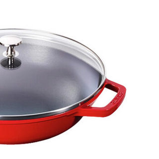 STAUB 珐宝 珐琅铸铁锅具 铸铁炒锅 30cm  