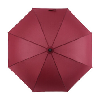 MAYDU 美度 1.2米自动开男士商务晴雨伞大号长柄防风雨伞 M1125酒红色
