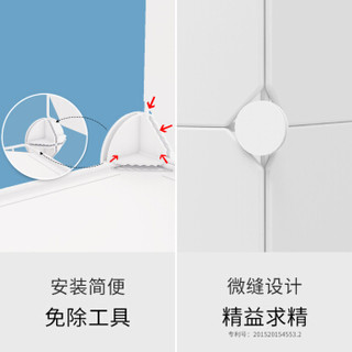 安尔雅（ANERYA） 简易鞋柜 简约现代成人鞋架创意组装防尘收纳柜 多功能大容量柜子