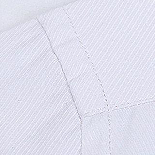俞兆林（YUZHAOLIN）短袖衬衫 男士商务休闲纯色斜条纹短袖衬衣2022-D83白色3XL