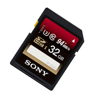 索尼（SONY）32G存储卡 SF-32UX2 SDHC UHS-I 内存卡/SD卡 94MB/S读取速度