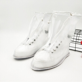 南极人雨鞋套男女通用雨天防水鞋套透明M（36-37）26.5CM19D026