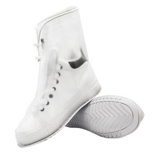 南极人雨鞋套男女通用雨天防水鞋套透明S（35-36）25.5CM19D026