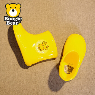 Boogie Bear韩国儿童雨鞋男童防滑雨鞋卡通女童雨靴宝宝雨鞋幼儿园儿童水鞋 9733100016黄色23