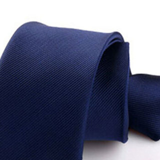 GLO-STORY 拉链领带男 6cm韩版商务懒人方便易拉得时尚领带礼盒装MLD824061 藏蓝色