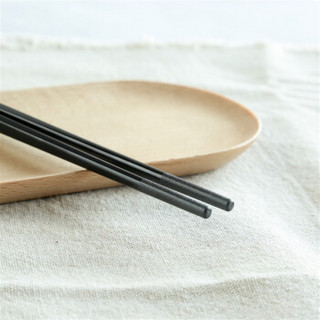 京东京造 筷子 四边形合金筷家用筷子耐高温不易滋生细菌 6双装