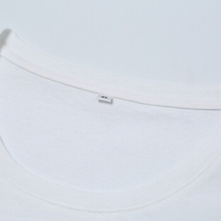 南极人（Nanjiren）短袖T桖男夏季薄款宽松圆领打底衫韩版潮流青年上衣  NJR1815 白色 XL码