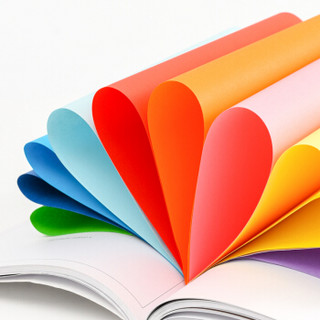 正彩（ZNCI）A4彩卡纸儿童手工纸学生文具用品10色混装180g100张/包 6504