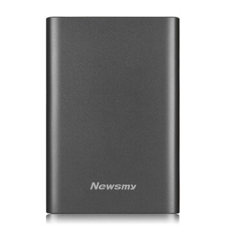 Newsmy 纽曼 1TB USB3.1（Type-C）移动硬盘 明月 2.5英寸 烟雨灰