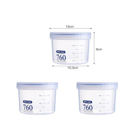 百武记 塑料密封罐 760ml 3个