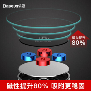 BASEUS 倍思 车载手机支架摇头磁吸出风口 黑色