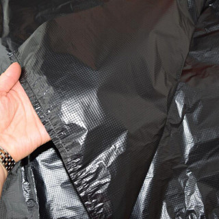 京惠思创 JH0475 加厚防漏背心式垃圾袋手提塑料购物收纳袋 黑色32*50cm 200只装