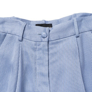 EMPORIO ARMANI阿玛尼奢侈品女士休闲长裤WNP41T-W9920 BLUEWHITE-711 42